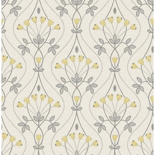 NuWallpaper Wilder Gray Peel & Stick Wallpaper